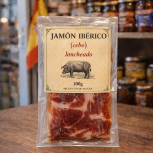 Jamón ibérico (cebo) loncheado 100g